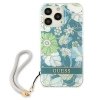 Guess GUHCP13XHFLSN iPhone 13 Pro Max 6,7 zielony/green hardcase Flower Strap